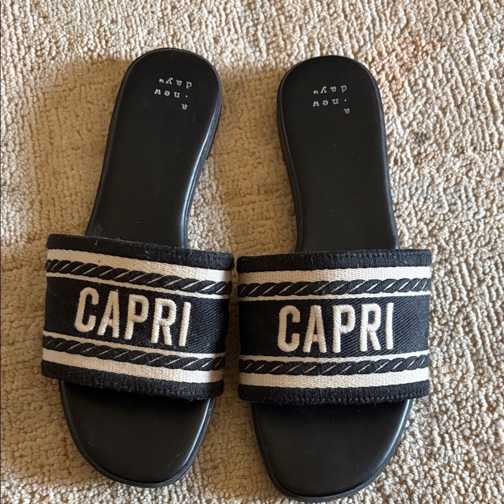 A New Day Capri Slide Sandals